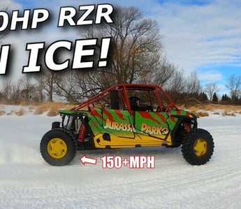 Driving a 1300 HP RZR on a Frozen River?