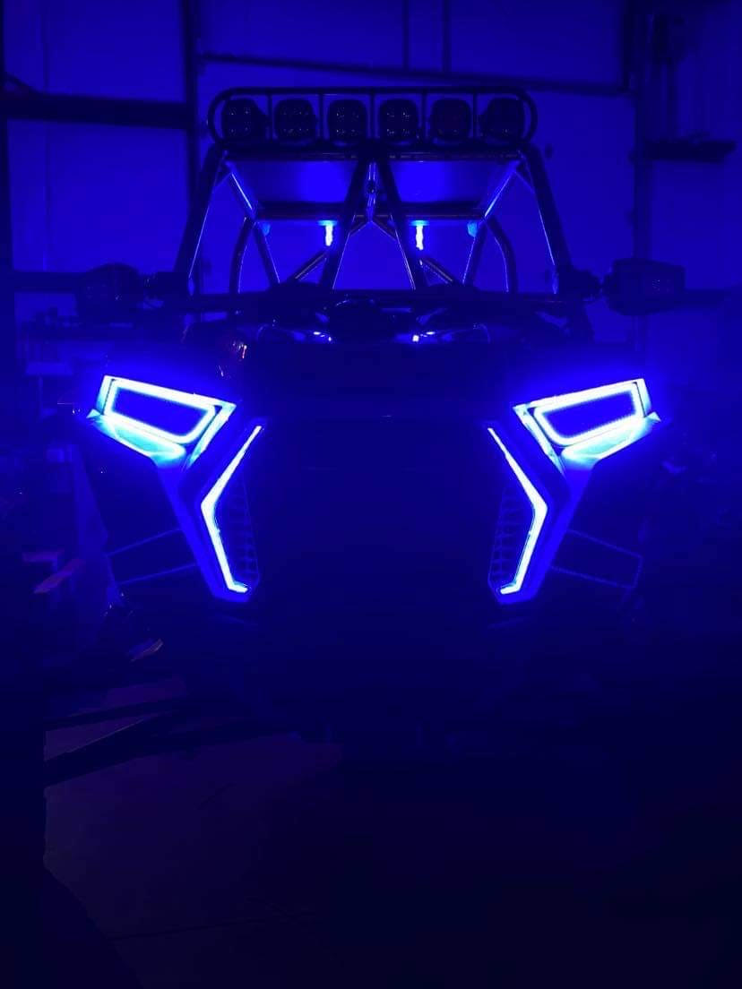 5150 RZR LED Bluetooth Halo-Fang Lights